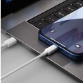 BASEUS kabel Simple Wisdom Kit, USB-C - Lightning, M/M, 20W, 1.5m, 2ks, bílá_670180700