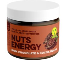 NUTS ENERGY, oříškové máslo, hořká čokoláda a kakaové boby, 300g_958133913