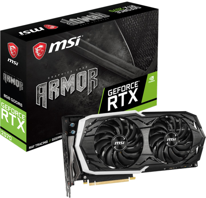 MSI GeForce RTX 2070 ARMOR 8G, 8GB GDDR6_2146246354