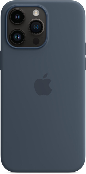 Apple Silikonový kryt s MagSafe pro iPhone 14 Pro Max, bouřkově modrá_551666859