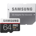 Samsung Micro SDXC 64GB PRO Plus UHS-I U3 + SD adaptér