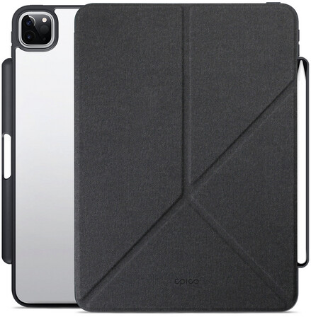 Epico ochranný obal Clear Flip Case pro Apple iPad Pro 2021, černá/transparentní_960306080