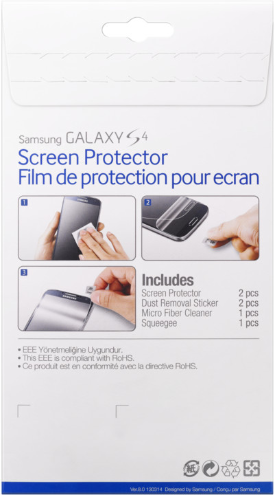 Samsung ochranná fólie na displej ET-FI950CTE pro Galaxy S 4 (i9505), transparentní_328728699
