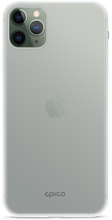EPICO silikonový kryt 2019 pro iPhone 11 Pro Max, bílá transparentní_949369969