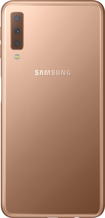 Samsung Galaxy A7 (2018), Dual Sim, 4GB/64GB, zlatá_1814744456