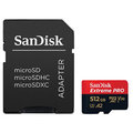 SanDisk Micro SDXC Extreme PRO 512GB 170 MB/s A2 UHS-I U3 V30 + SD adaptér_1058492052