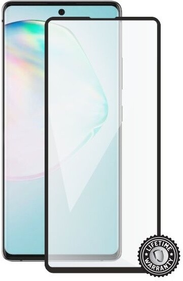 Screenshield ochrana displeje Tempered Glass pro Samsung Galaxy A91, full cover, černá_2073166478