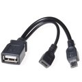 PremiumCord USB redukce USB A/Micro USB - Micro USB, OTG_478804642