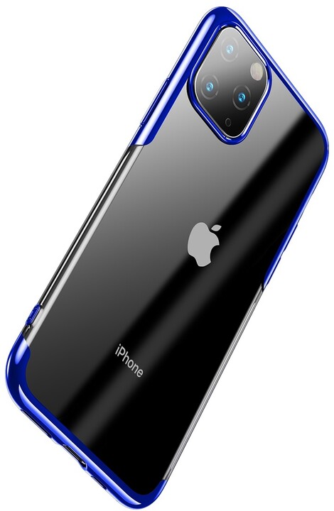 BASEUS Shining Series gelový ochranný kryt pro Apple iPhone 11 Pro Max, modrá_2128401494