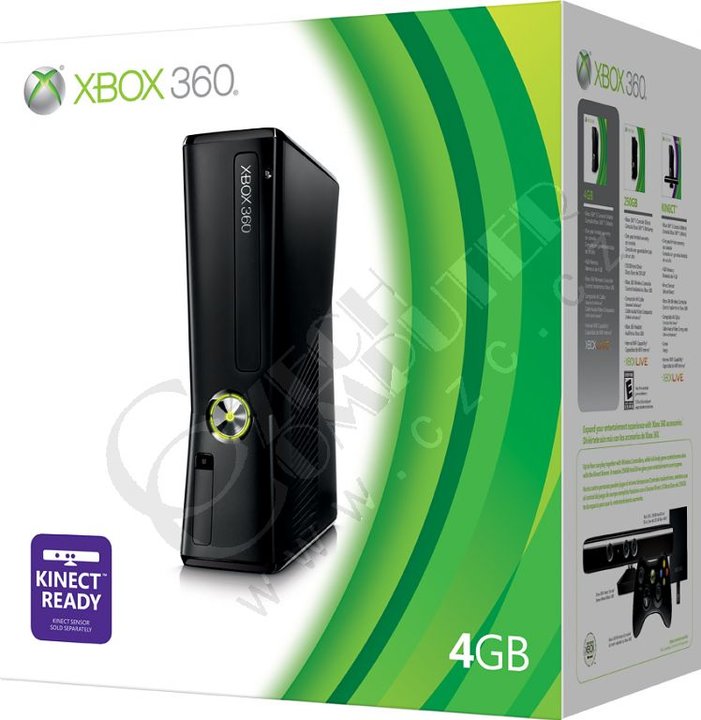 XBOX 360™ S Standard System 4GB + disk 250GB pro XBOX_865958953