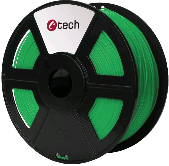 C-TECH tisková struna (filament), PETG, 1,75mm, 1kg, zelená