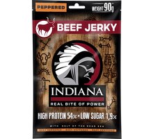INDIANA sušené maso - Jerky, hovězí, Peppered, 90g_1748053658