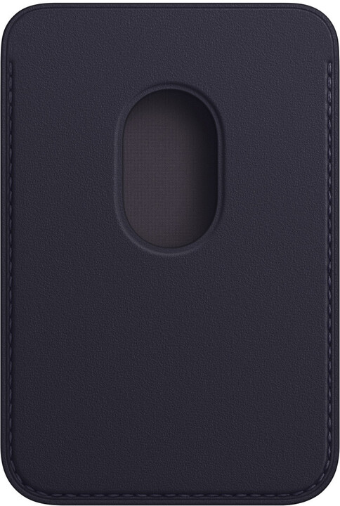 Apple kožená peněženka s MagSafe pro iPhone, inkoustově fialová_291312052