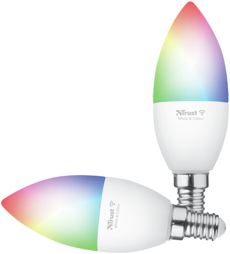 Trust Smart WiFi LED žárovka, E14, svíčka, RGB, 2 ks_1796755099