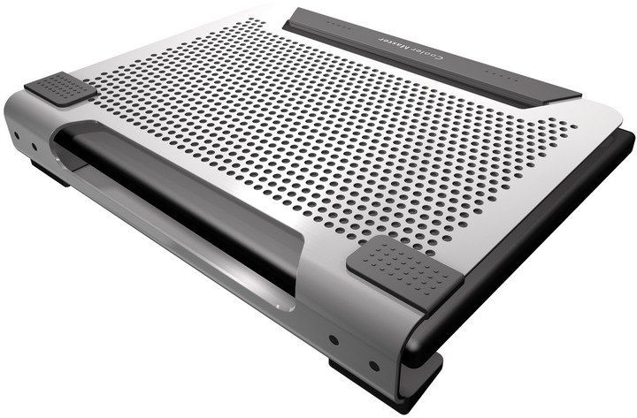 Coolermaster pro notebooky 15-19", 3xfan, stříbrná_152701355