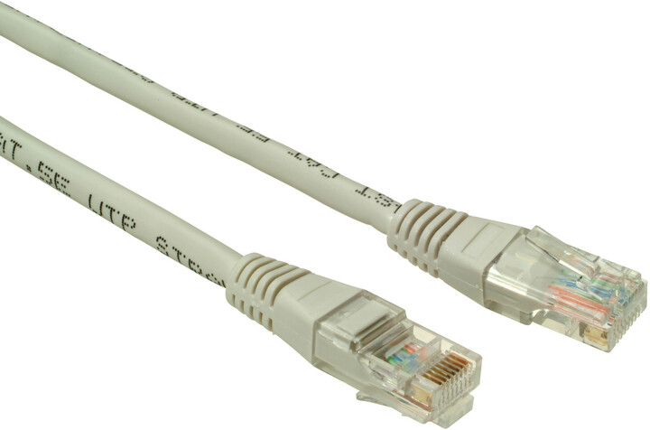 Solarix Patch kabel CAT5E UTP PVC 10m šedý non-snag-proof_925017122