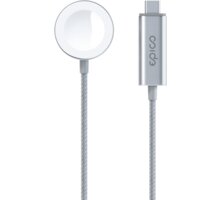 EPICO rychlonabíjecí kabel pro Apple Watch, USB-C, stříbrná_425722041