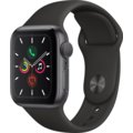 Apple Watch Series 5 GPS, 40mm Space Grey Aluminium Case with Black Sport Band_1858850372