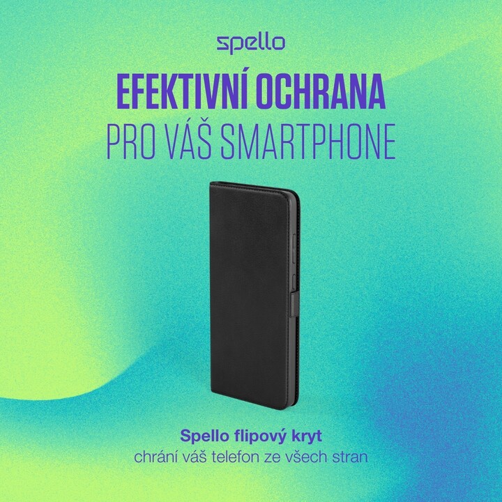 Spello by Epico flipové pouzdro pro Samsung Galaxy A34 5G, černá_2012122429