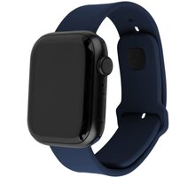 FIXED set silikonových řemínků Silicone Sporty pro Apple Watch 42/44/45mm, modrá_769921186