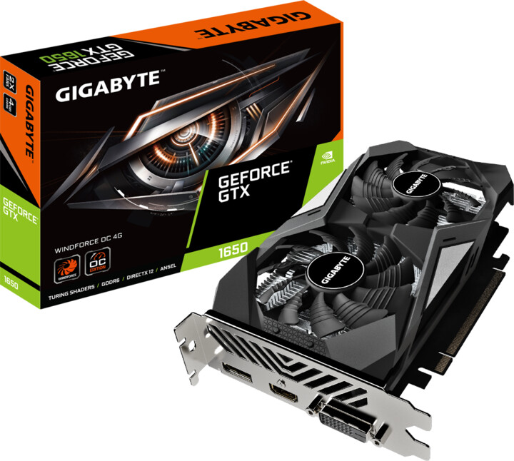 GIGABYTE GeForce GTX 1650 D6 WINDFORCE OC 4G (ver.2.0), 4GB GDDR6_76247139
