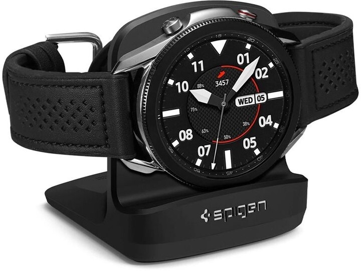 Spigen nabíjecí stojánek pro Samsung Galaxy Watch 3, černá_654275495