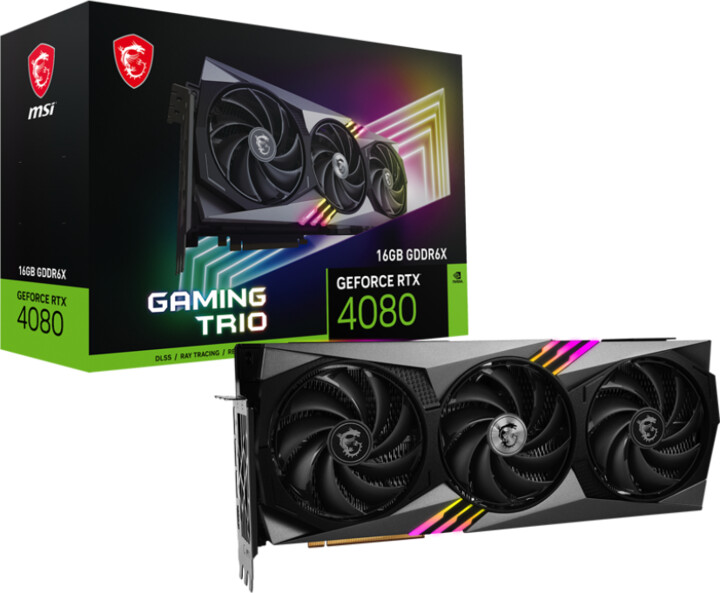 MSI GeForce RTX 4080 16GB GAMING TRIO, 16GB GDDR6X_446861183