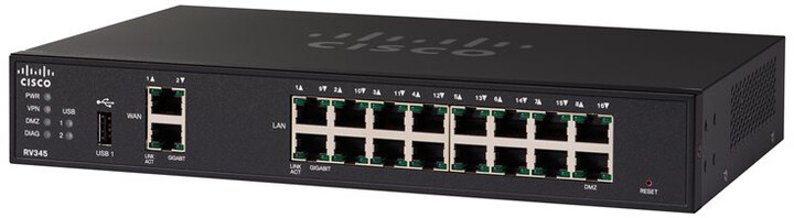 Cisco RV345 Gig Dual WAN VPN Router RV345-K9-G5 | CZC.cz