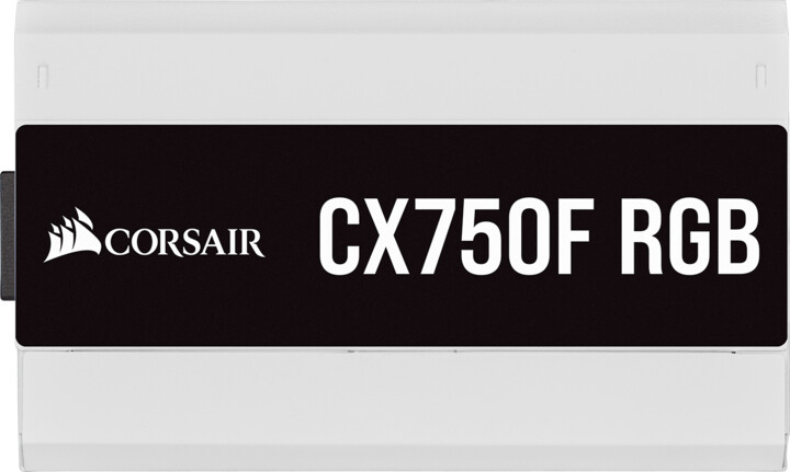 Corsair CX750F RGB - 750W, bílý