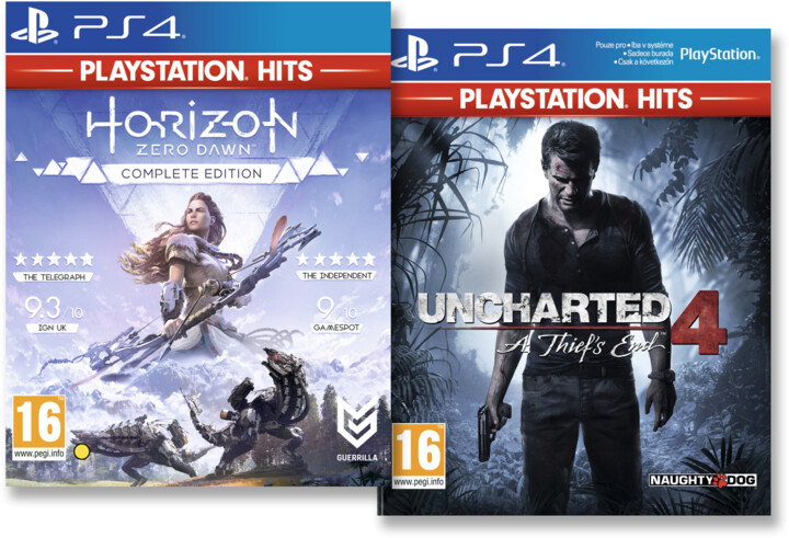 PS4 HITS - Horizon: Zero Dawn - Complete Edition + Uncharted 4: A Thief&#39;s End_1526212682