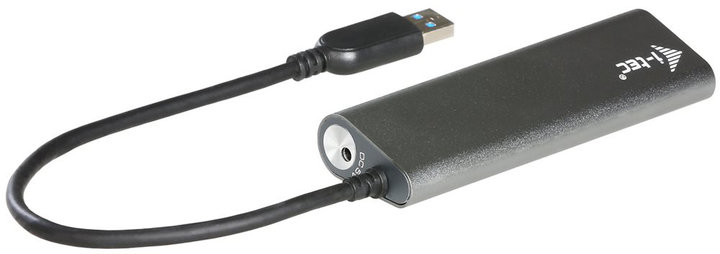 i-tec USB 3.0 Hub 4-Port, metal, s napaječem