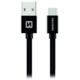 SWISSTEN datový kabel USB-A - USB-C, opletený, 1.2m, černá