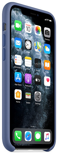 Apple silikonový kryt na iPhone 11 Pro, tmavě modrá_1475920154
