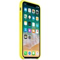 Apple silikonový kryt na iPhone X, zářivě žlutá_1464993688