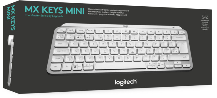 Logitech MX Keys Mini pro MAC, CZ, šedá_1579626821