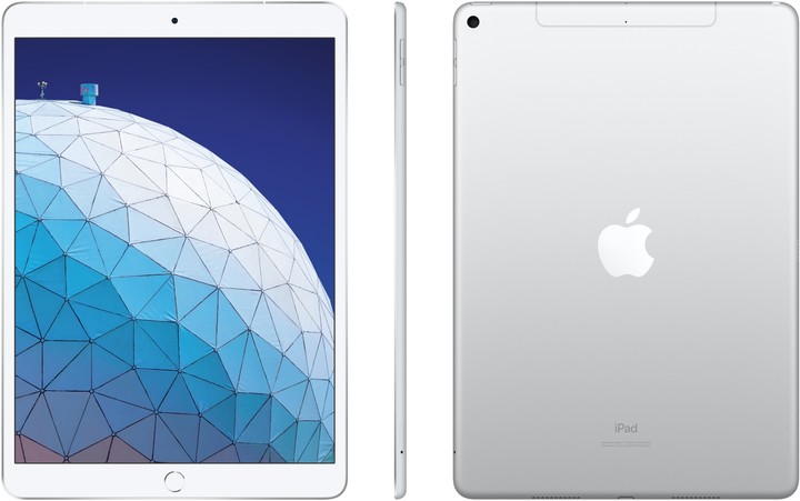 Apple iPad Air, 256GB, Wi-Fi + Cellular, stříbrná, 2019 (3. gen.)_1014815836