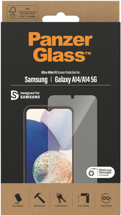PanzerGlass ochranné sklo pro Samsung Galaxy A14/A14 5G_2004637676