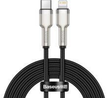 BASEUS kabel Cafule Series, USB-C - Lightning, M/M, nabíjecí, datový, 20W, 2m, černá_1931649604