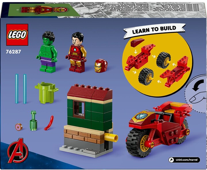 LEGO® Marvel 76287 Iron Man s motorkou a Hulk_1293967017