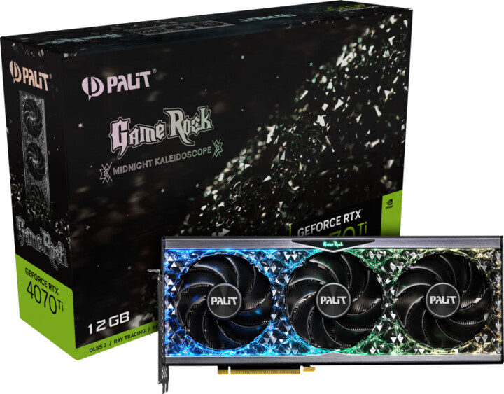 PALiT GeForce RTX 4070 Ti GameRock, 12GB GDDR6X_674052710