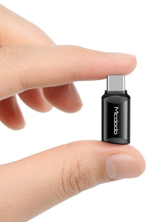 Mcdodo adaptér Lightning - USB-C, černá_727166781