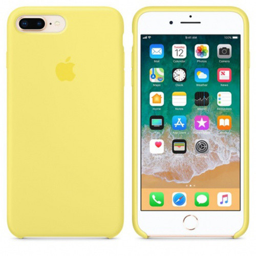 Apple silikonový kryt na iPhone 8 Plus / 7 Plus, citrónově žlutá_1663433717