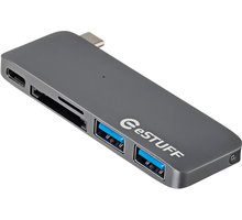 eSTUFF USB C Slot-in Hub Grey_1182052662