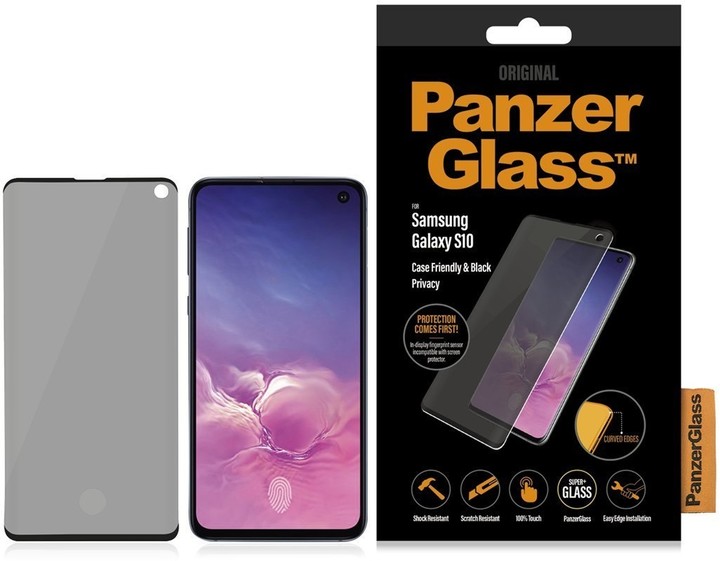 PanzerGlass Premium Privacy pro Samsung Galaxy S10, černá_733311739