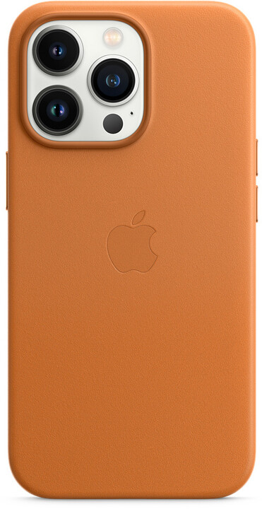 Apple kožený kryt s MagSafe pro iPhone 13 Pro, zlatohnědá_89193807