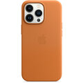 Apple kožený kryt s MagSafe pro iPhone 13 Pro, zlatohnědá_89193807