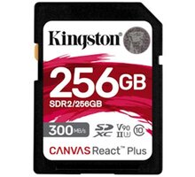 Kingston Canvas React Plus Secure Digital (SDXC), 256GB SDR2/256GB