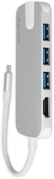EPICO USB Type-C HUB with Ethernet - silver_1558096506