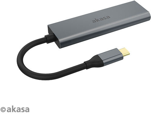 Akasa hub USB Type-C, 4x USB 3.0, 18cm_1413890813