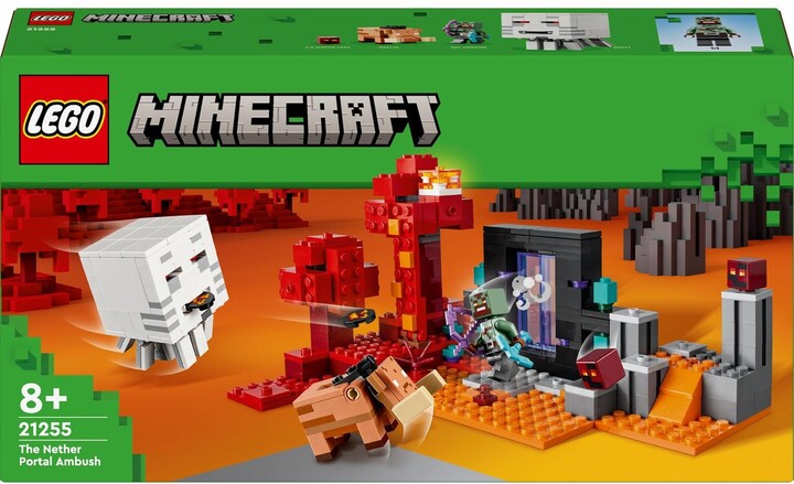 LEGO® Minecraft® 21255 Přepadení v portálu do Netheru_1034315596